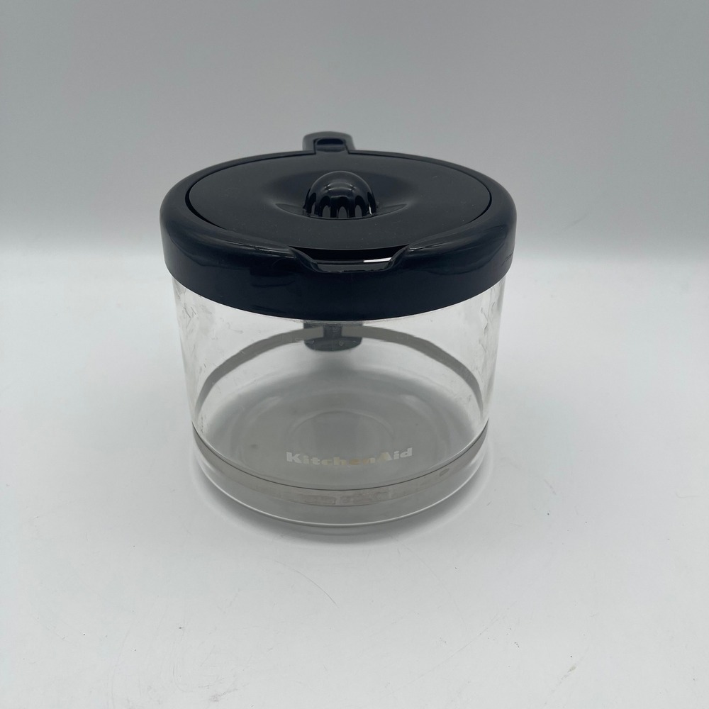 KitchenAid 12 Cup Glass Coffee Carafe Replacement Clear Black Lid Handle